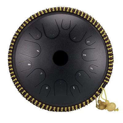 HLURU TA14-14 - UFO Series 14 Notalı 14" Bakır Çelik Charcoal Tongue Drum